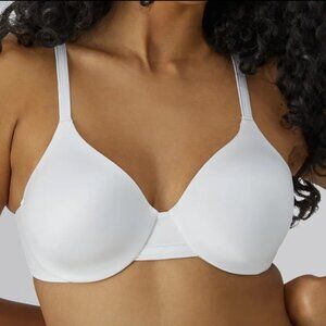 Bali Underwire Bra One Smooth U Full-Coverage Smoothing & Concealing White 38B